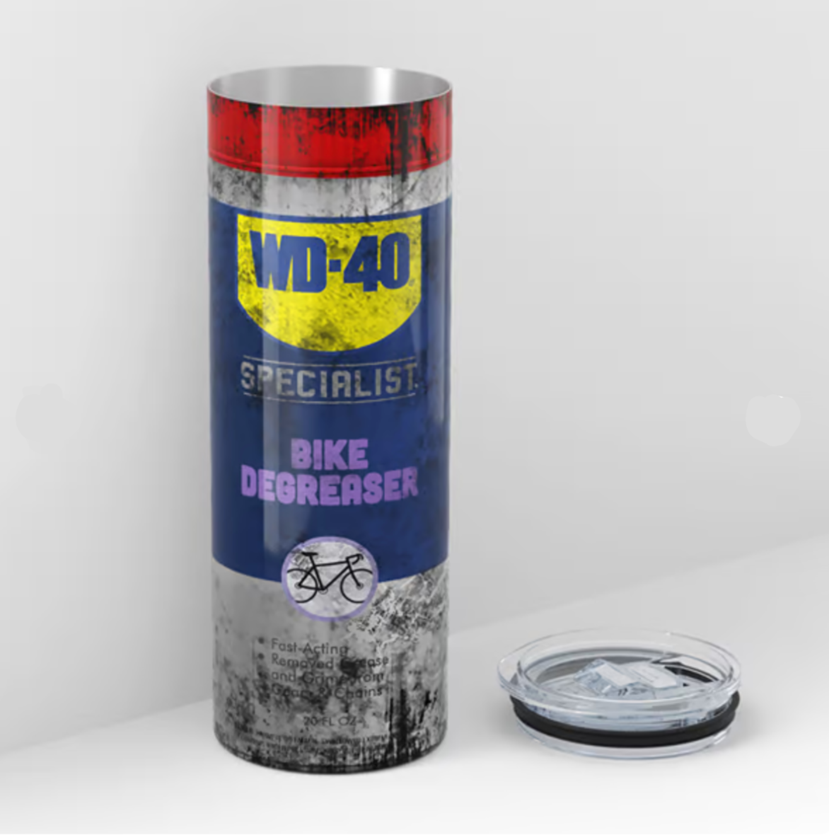 DirtyTumbler – Robuster WD-40-inspirierter Thermobecher | 50% RABATT