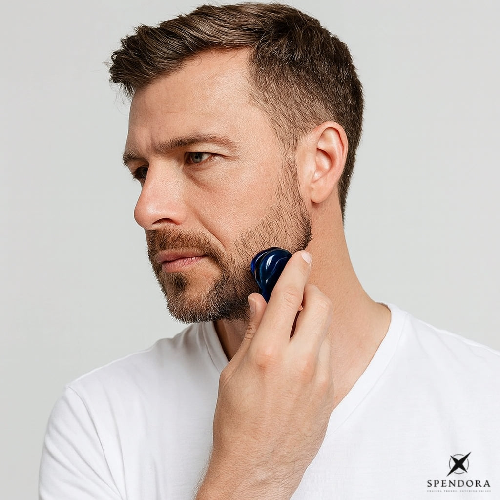 TrimTurbine™ – Mini USB-Rasierer mit 6-Klingen-Technologie  | 50% RABATT