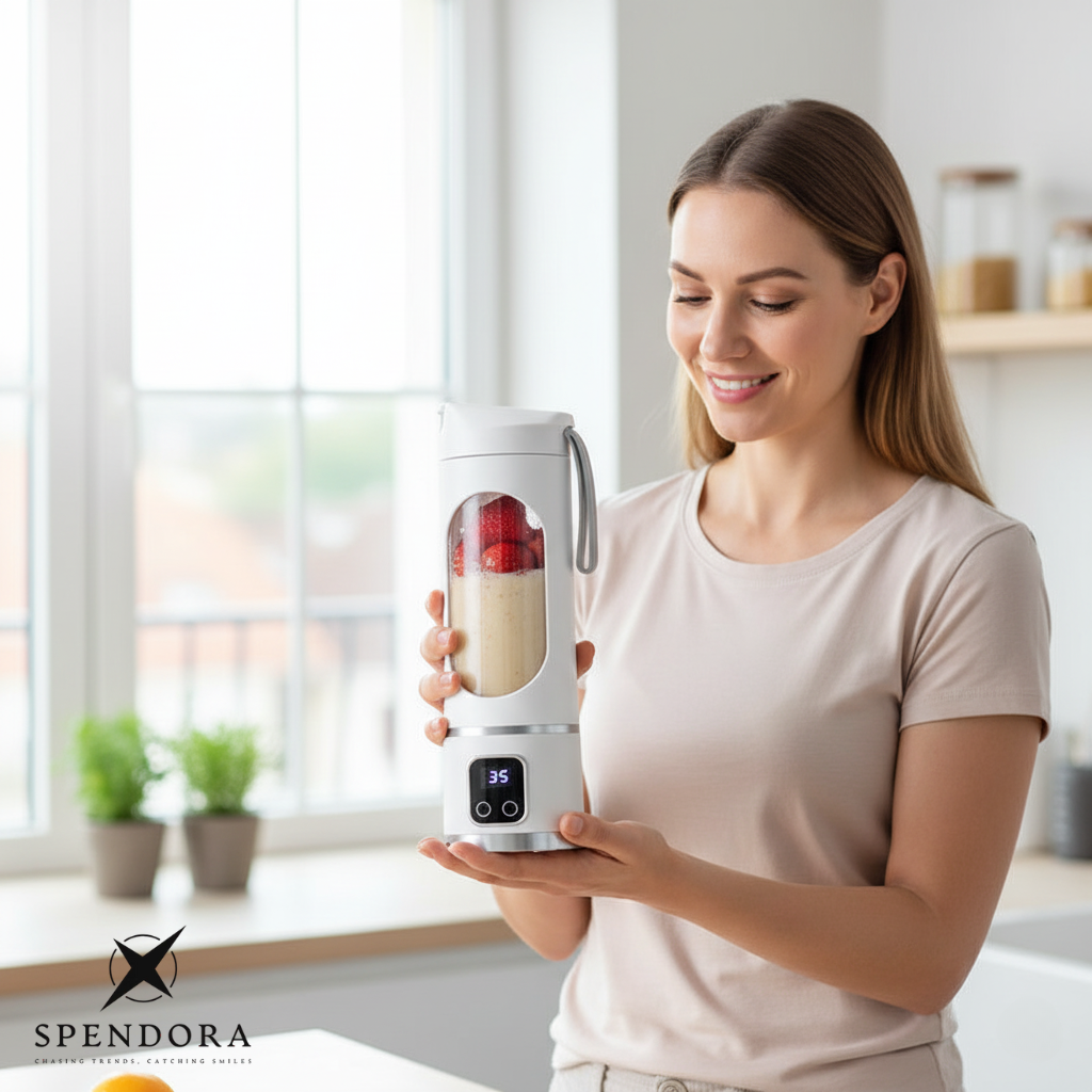 Blendora – Tragbarer Kabelloser Entsafter | 50% RABATT