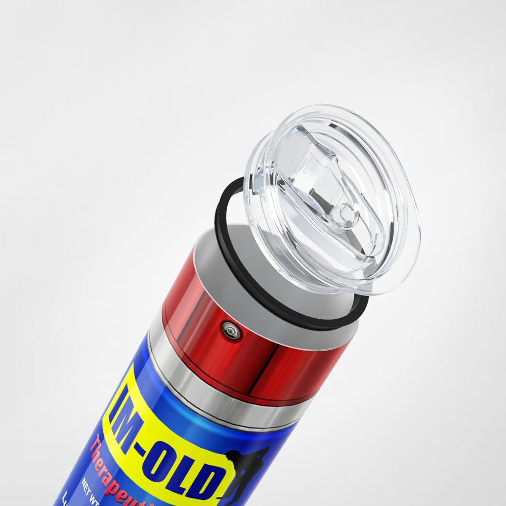 DirtyTumbler – Robuster WD-40-inspirierter Thermobecher | 50% RABATT