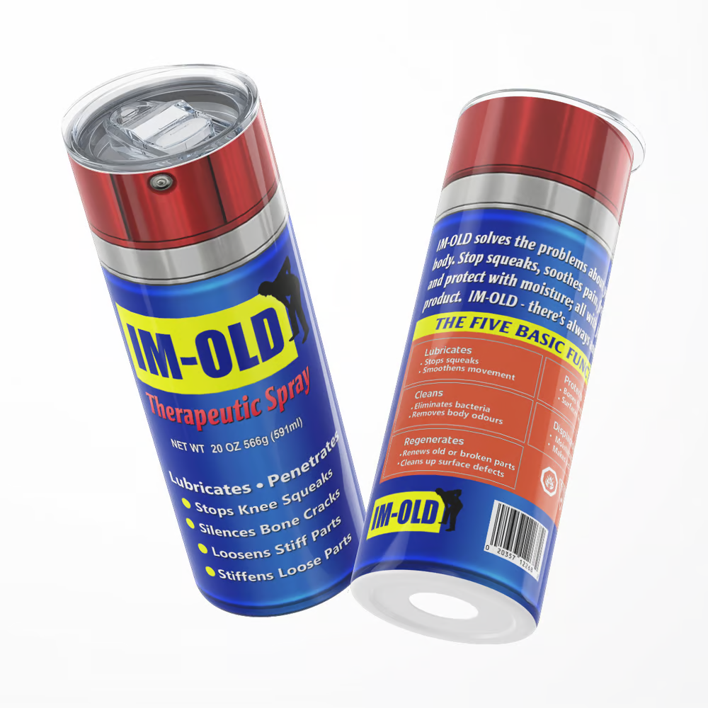 DirtyTumbler – Robuster WD-40-inspirierter Thermobecher | 50% RABATT