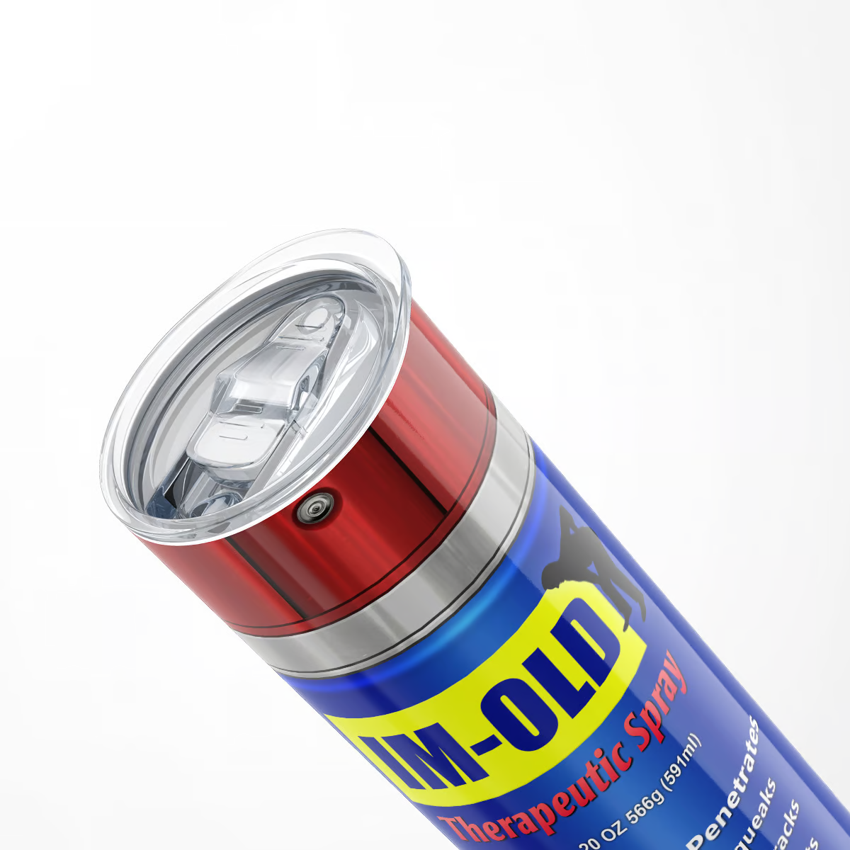 DirtyTumbler – Robuster WD-40-inspirierter Thermobecher | 50% RABATT