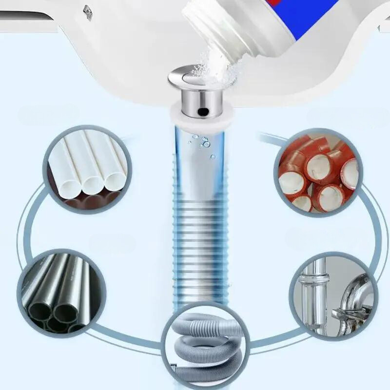 ClearFlow Pro – Der effektive Abflussverstopfungslöser für sofortige Klarheit | 1+1 GRATIS
