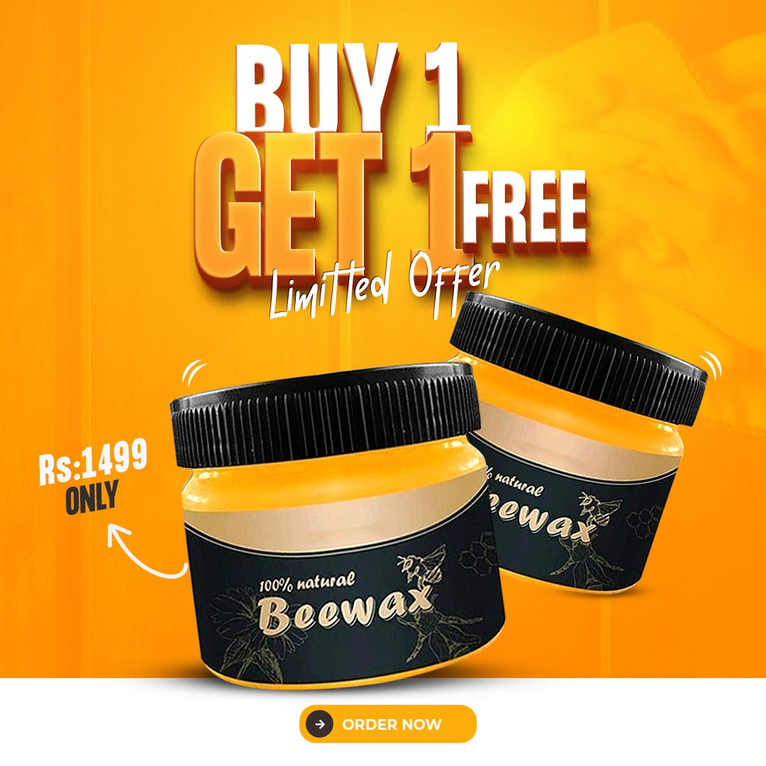 Beeswax - Bio-Holzmöbelpolitur 80g | 1+1 GRATIS