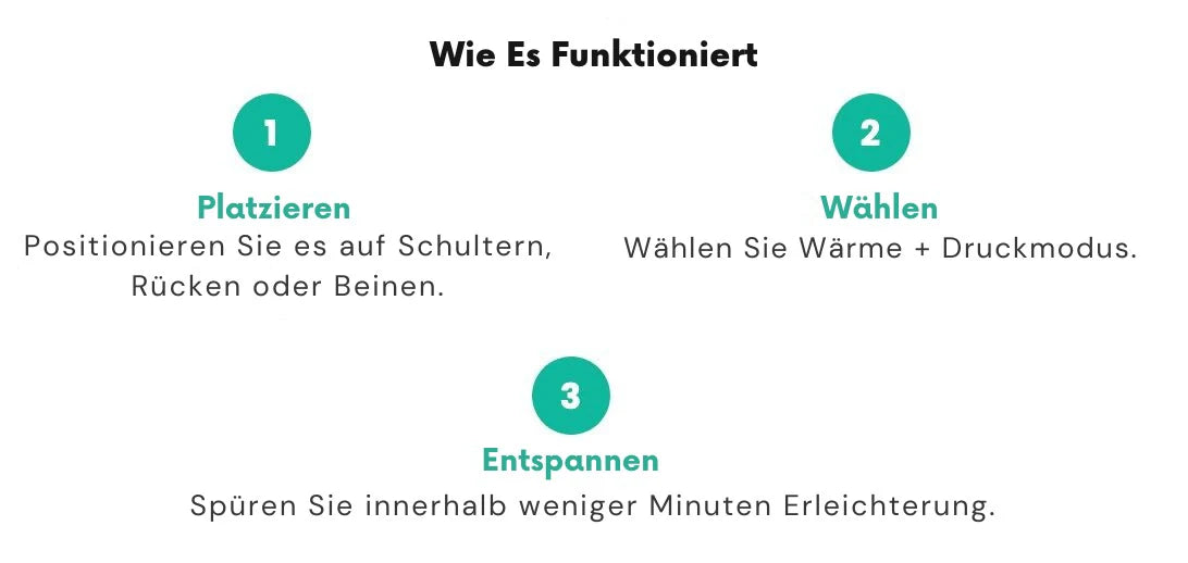 Relaxura Pro – Massagegerät für Tiefenentspannung | 50% RABATT