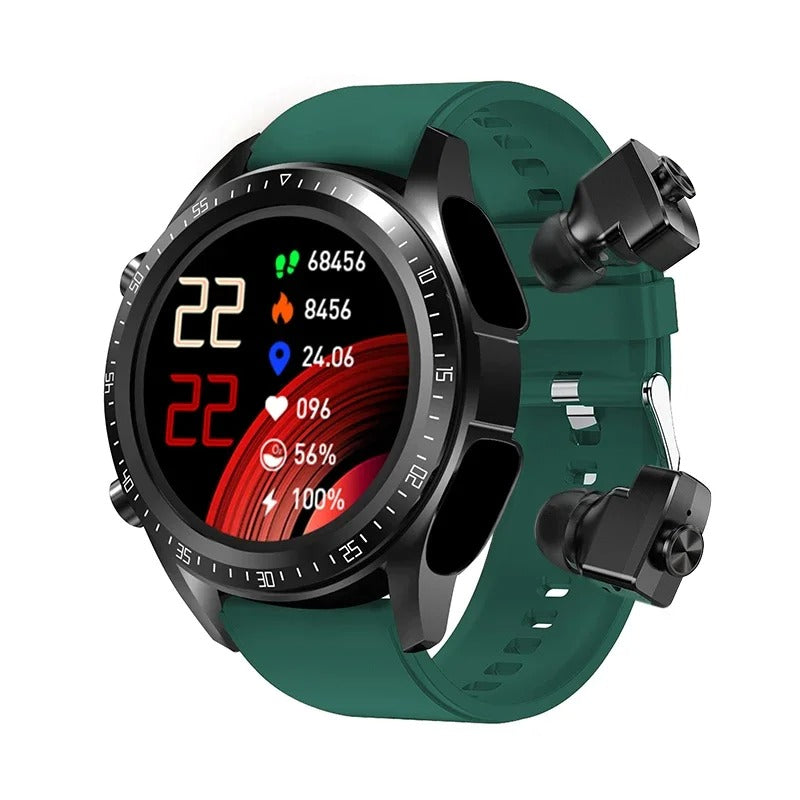 SmartFusion - Smartwatch mit TWS-Kopfhörern