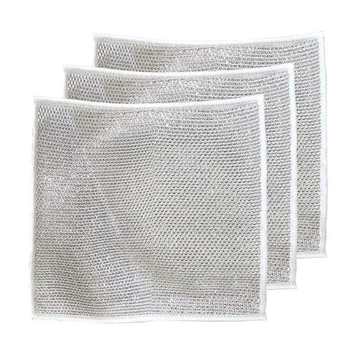 ScrubMaster™ – Kratzfreies Stahltuch für Müheloses Reinigen | 5+5 GRATIS