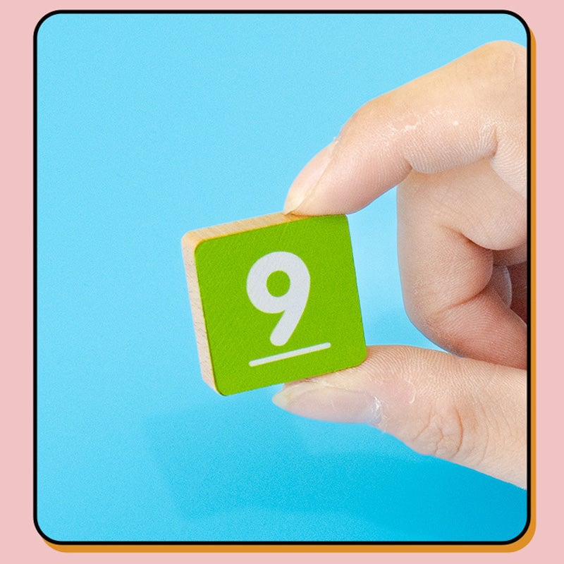 MatheSpaß – Montessori Fingerzählen Lernspielzeug | 50% RABATT