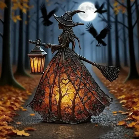 SpookyGlow – Halloween-Hexenlaterne