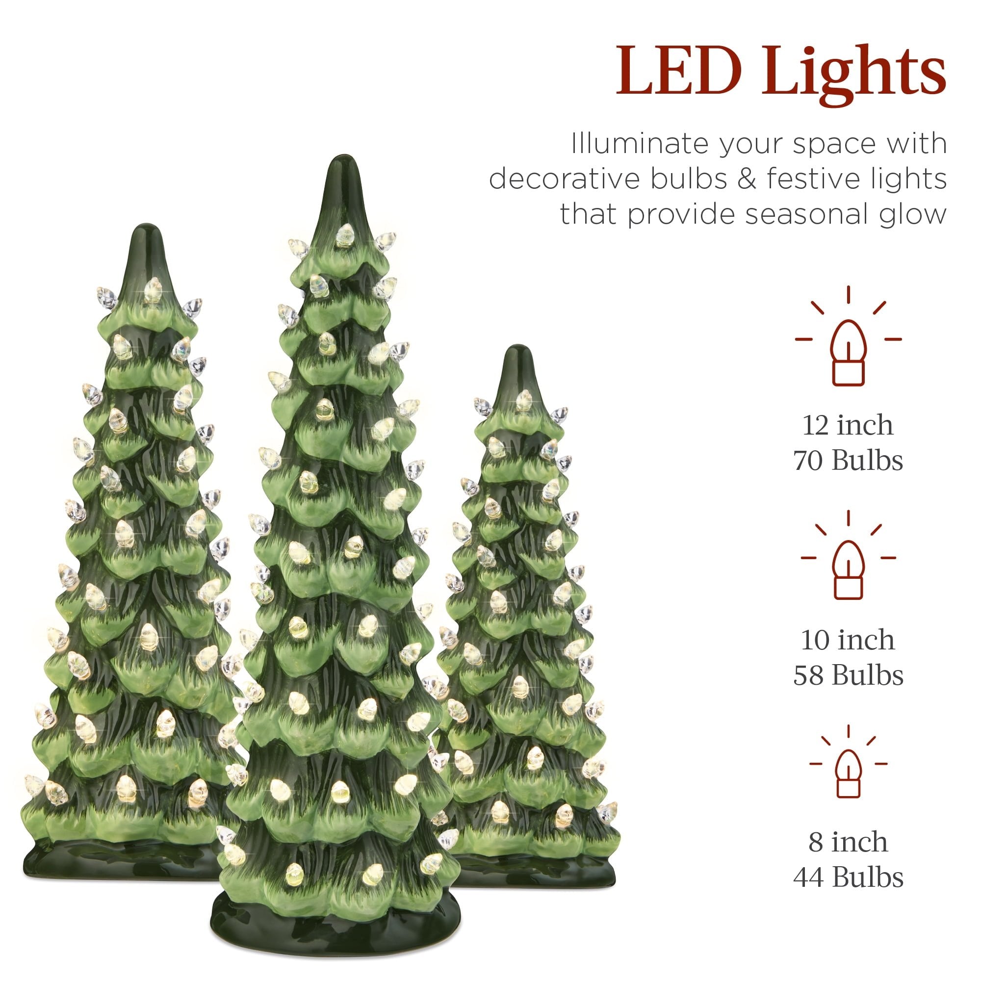 LumiGlow – Handbemalter Weihnachtsbaum aus Keramik