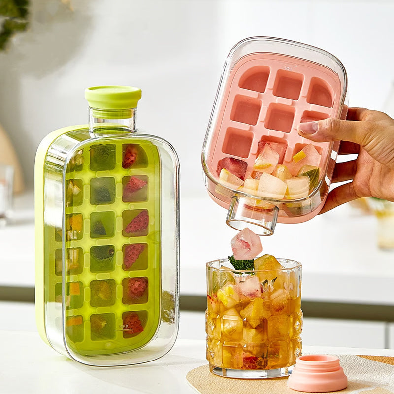 Press-To-Cold Eiswürfelform & Wasserkocher | 1+1 GRATIS
