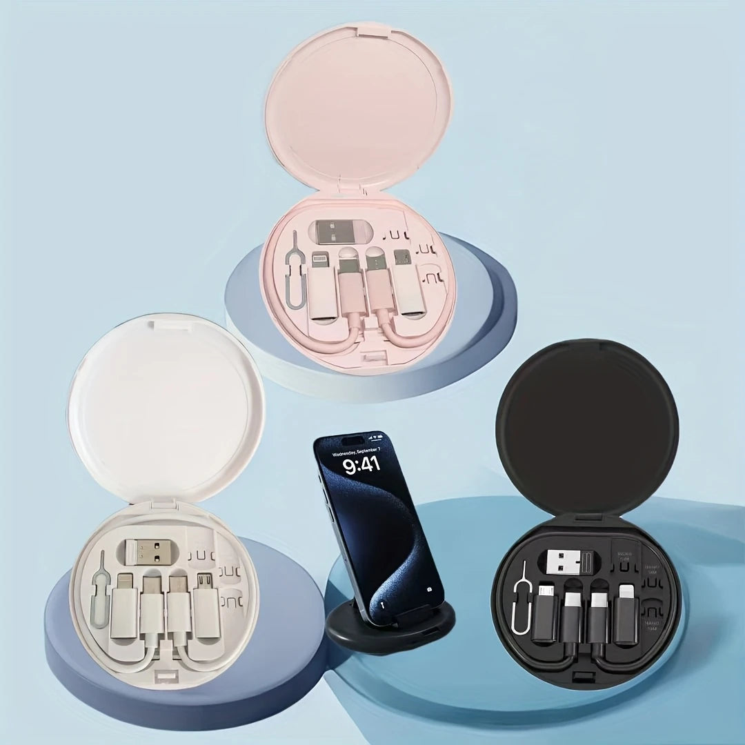 ConnectPro™ – Tragbares All-in-One Konverter- & Lade-Set für Unterwegs | 50% RABATT