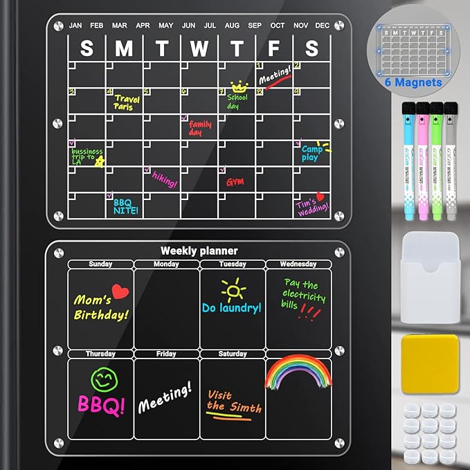 Ocerar™ Magnetischer Kalender für den Kühlschrank | 50% RABATT