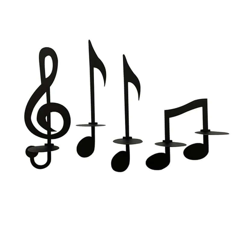 MusikLicht  - Musiknuss-Wandkerzenleuchter | 50% RABATT