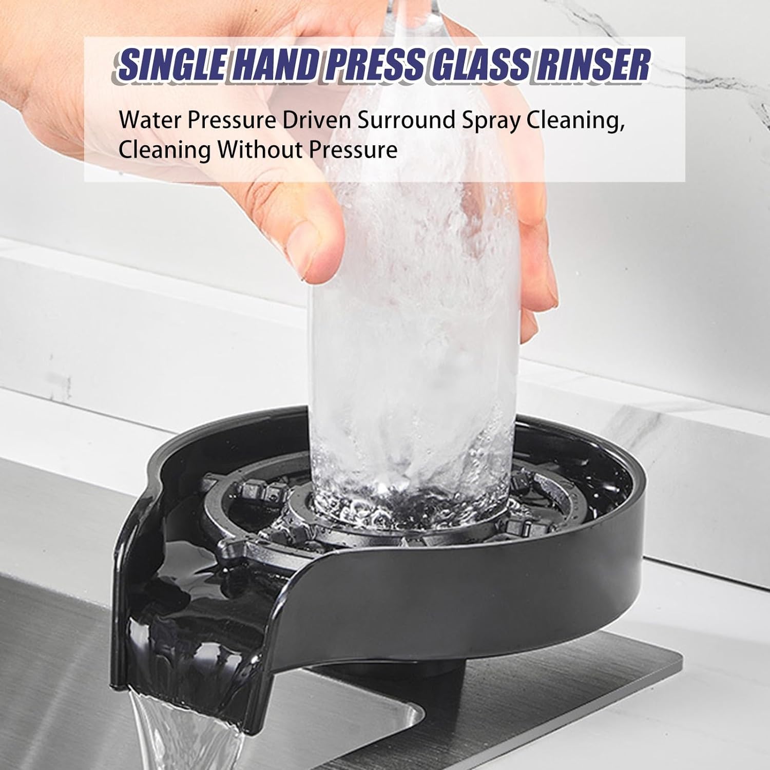 AquaPure – Hochdruck Glasreiniger Spülbecken | 50% RABATT
