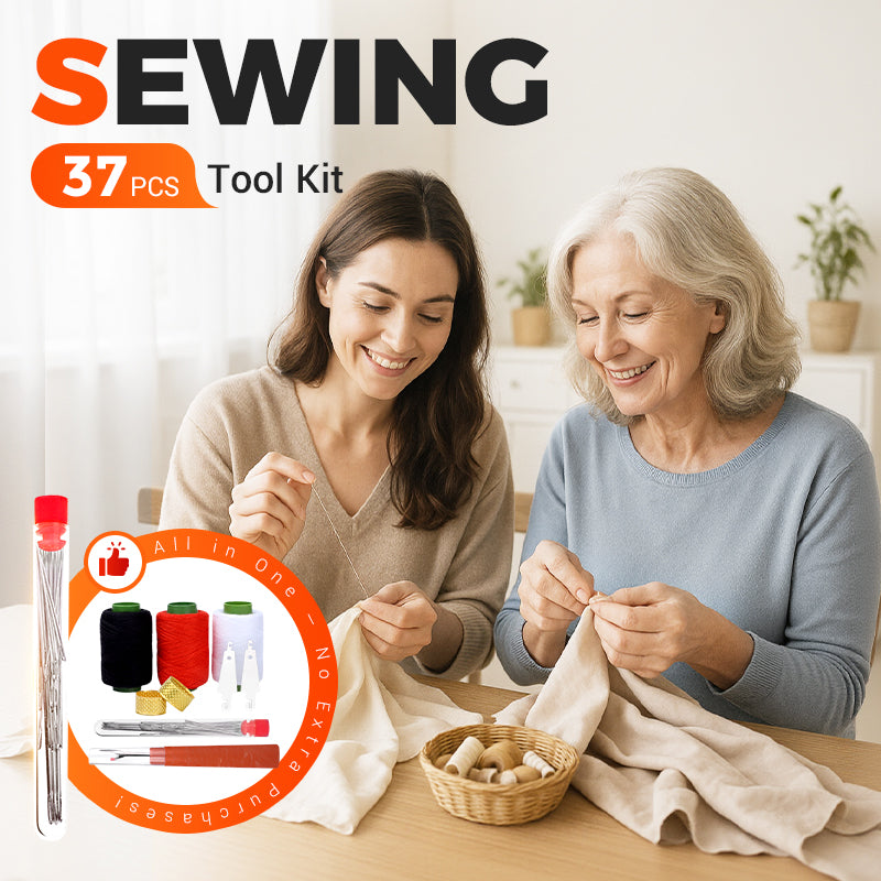 SewLux® 37‑teiliges Nähhelfer-Set | 50% RABATT