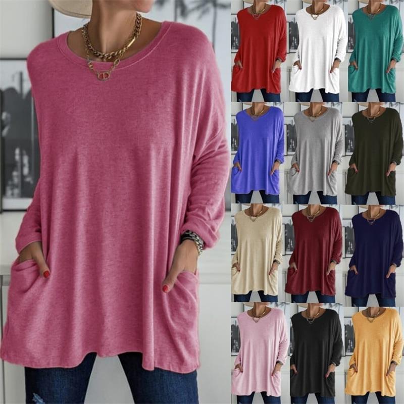CasualEase – Lässiges Langarmshirt mit Tasche