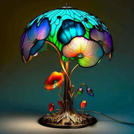 50% RABATT | Luminox - Pilz-Lampe aus gebeiztem Harz | 30 CM