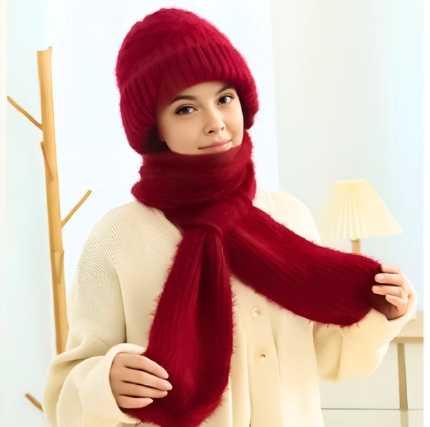 WarmStyle - Damenschal und Beanie-Mütze in einem | 1+1 GRATIS