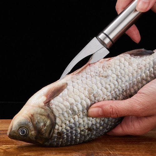 1+1 GRATIS | Multifunktionales Garnelenschnur-Fischmaul-Messer