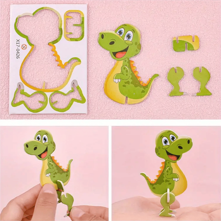 ImagiBuild™ – 3D Lernpuzzle-Set für Kinder (10er-Pack)