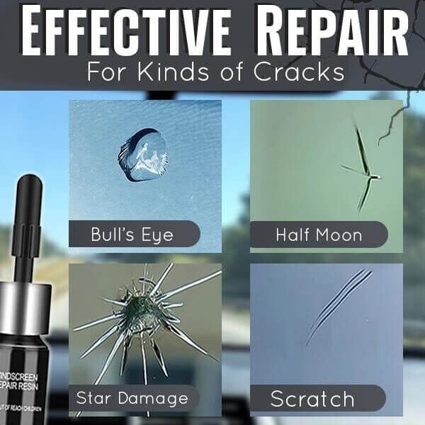 Glasreparaturset - 🛠️ DIY-Reparatur leicht gemacht – Ohne Profi! | 1+1 GRATIS
