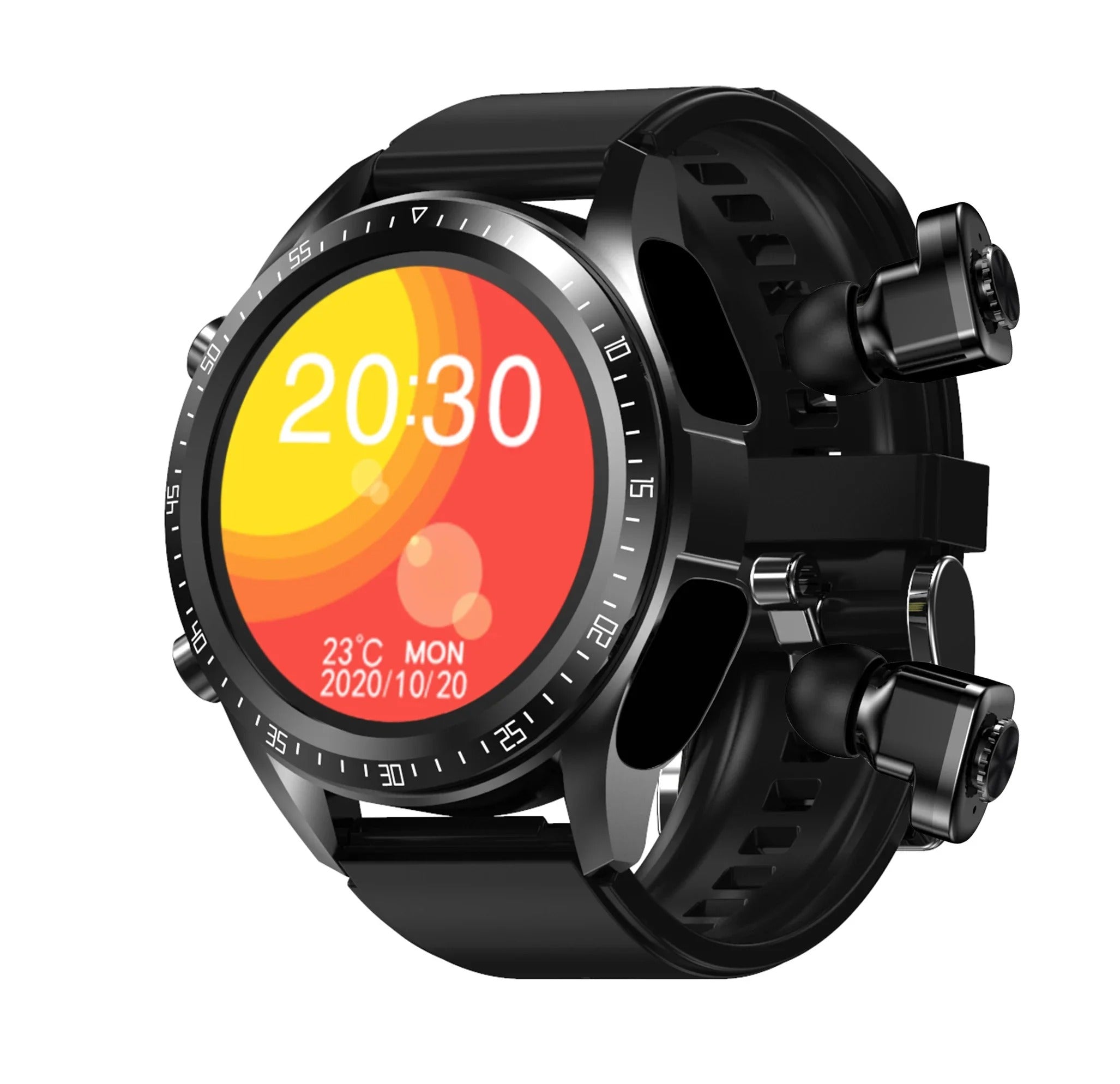SmartFusion - Smartwatch mit TWS-Kopfhörern