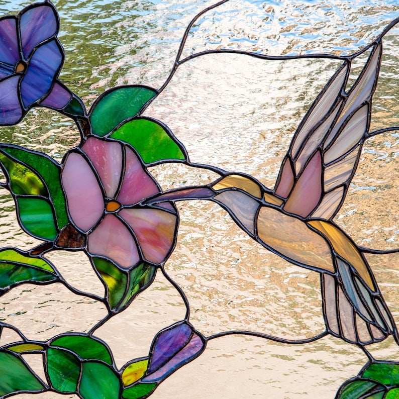 Kardinal Buntes Fenster Panel