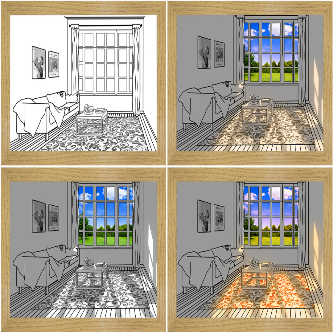 LumiArt - Warm leuchtendes LED-Bild für ein faszinierendes Ambiente | 50% RABATT