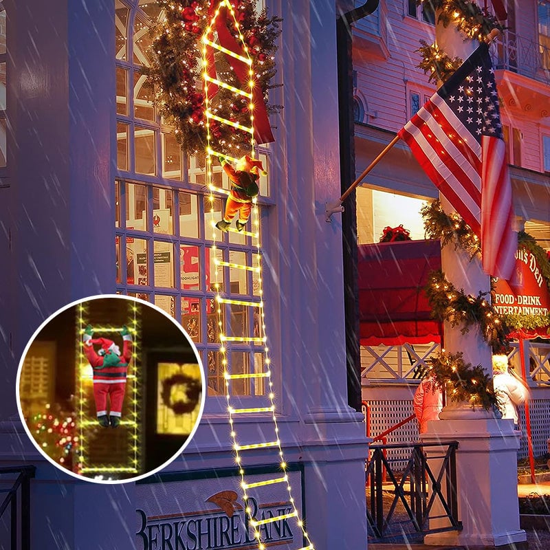 Xmasglow – Weihnachtsleiterlichter mit Weihnachtsmann