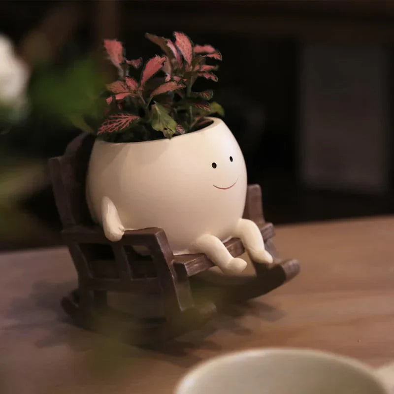 SmilePlanter - Whimsical Face Pflanzgefäß | 50% RABATT