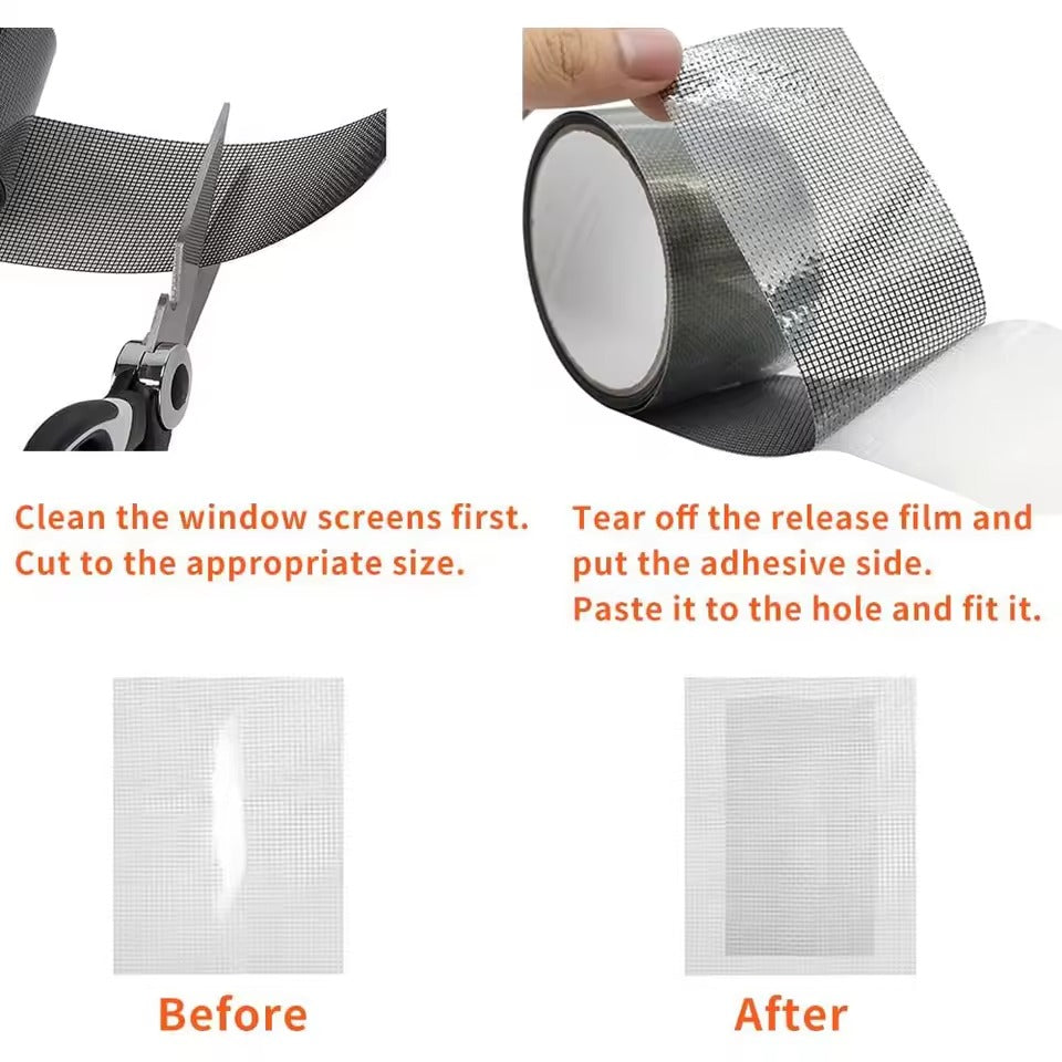 BugLux® Fliegengitter-Reparaturband | 1+2 GRATIS