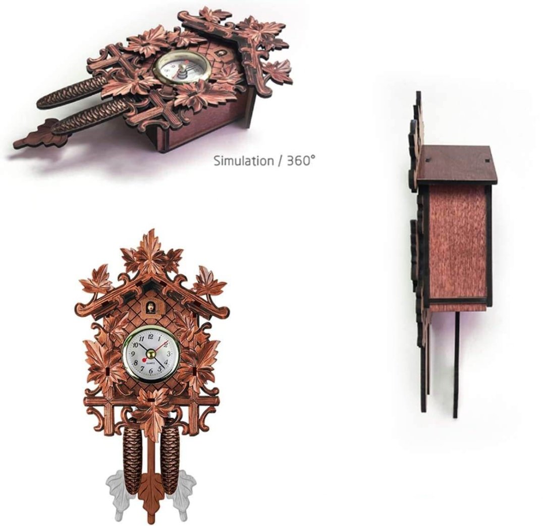 CuckooCraft - Retro Kuckucks-Wanduhr | 50% RABATT