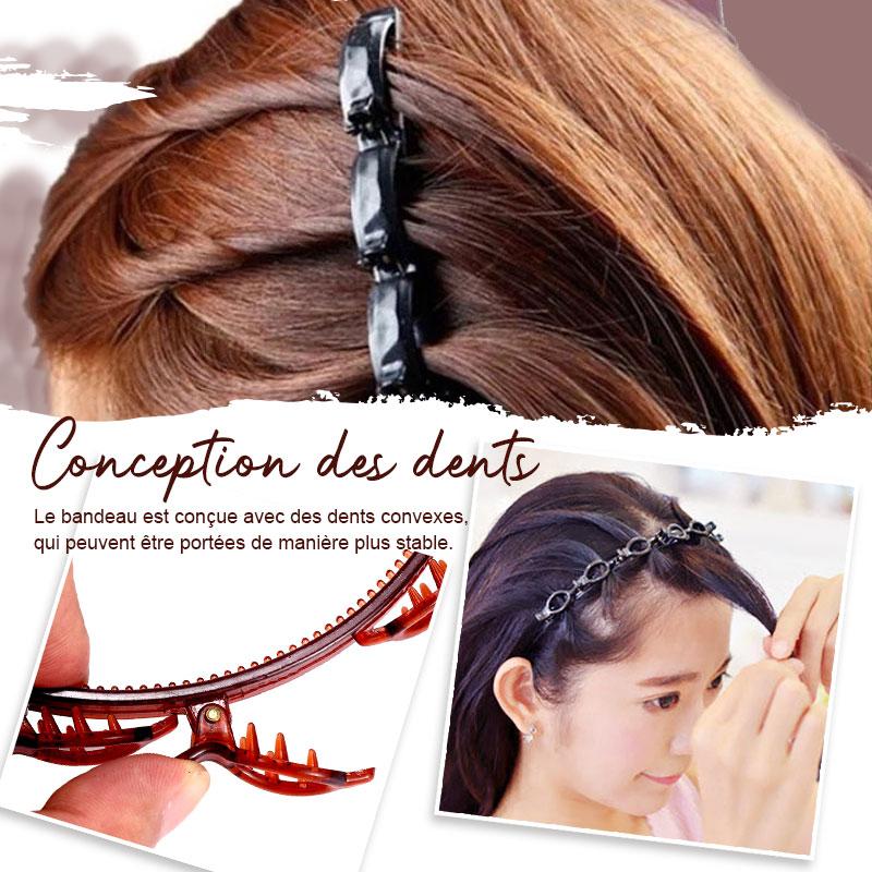 BraidedGlow™ Geflochtenes Stirnband – Stilvoller Halt mit unsichtbaren Klammern für jeden Tag | 1+3 GRATIS