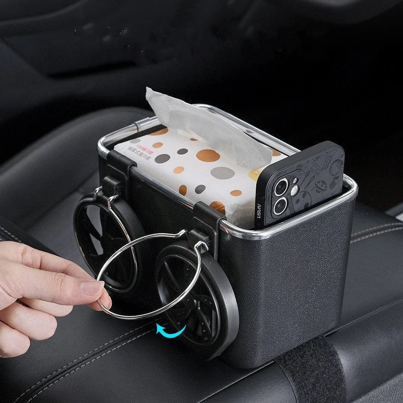 DriveEase™ – Auto-Armlehnenbox mit Getränkehaltern | 1+1 GRATIS