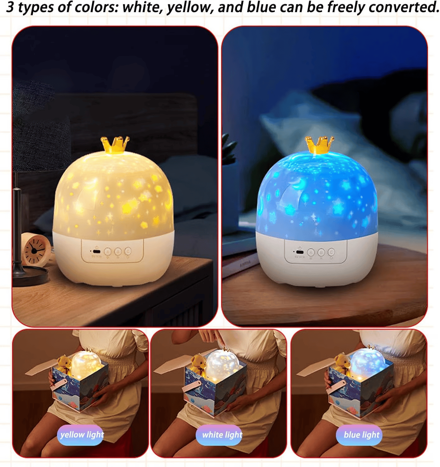 LumiKids – Projektor Nachtlicht für Kinder