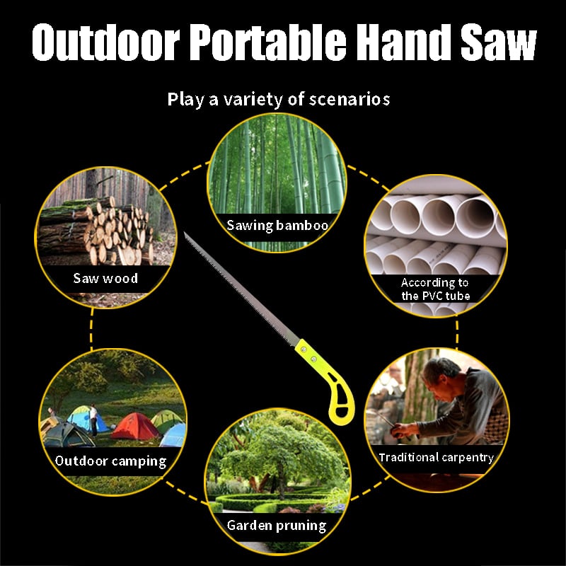 TrailSaw™ Outdoor-Handsäge – Kompakt, ultrascharf & unverzichtbar für jedes Abenteuer | 1+3 GRATIS