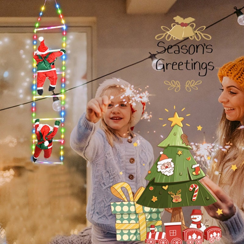 Xmasglow – Weihnachtsleiterlichter mit Weihnachtsmann