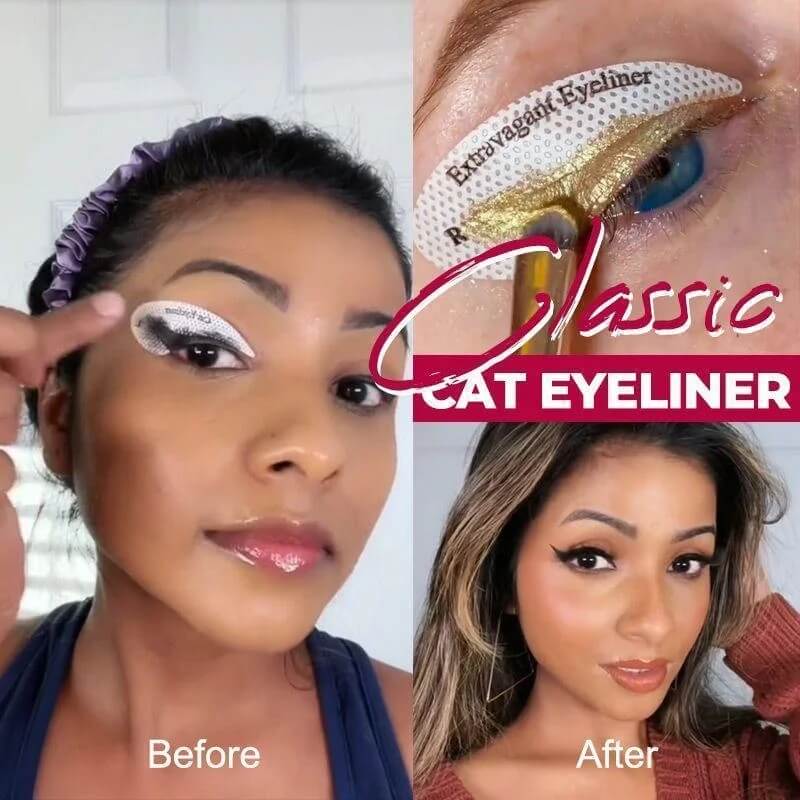 QuickLiner™ Eyeliner-Schablonenset (Mix aus 4 Blättern) | 50% RABATT