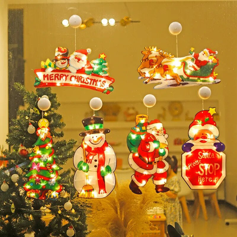 XmasGlo™ Weihnachten Fenster Dekoration | 1+1 Gratis
