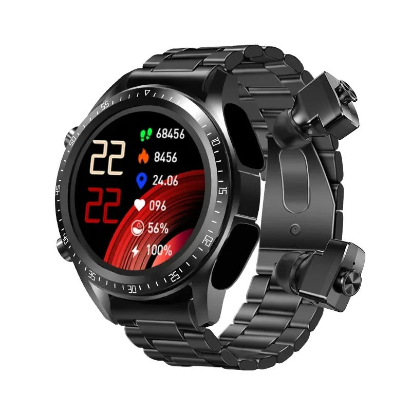 SmartFusion - Smartwatch mit TWS-Kopfhörern
