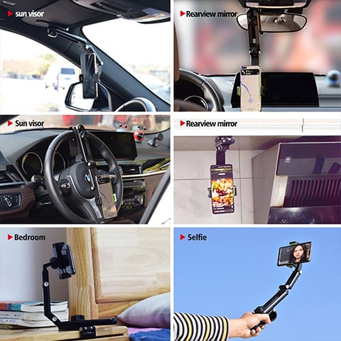 FlexMount™ 360° drehbare & ausziehbare Handyhalterung fürs Auto