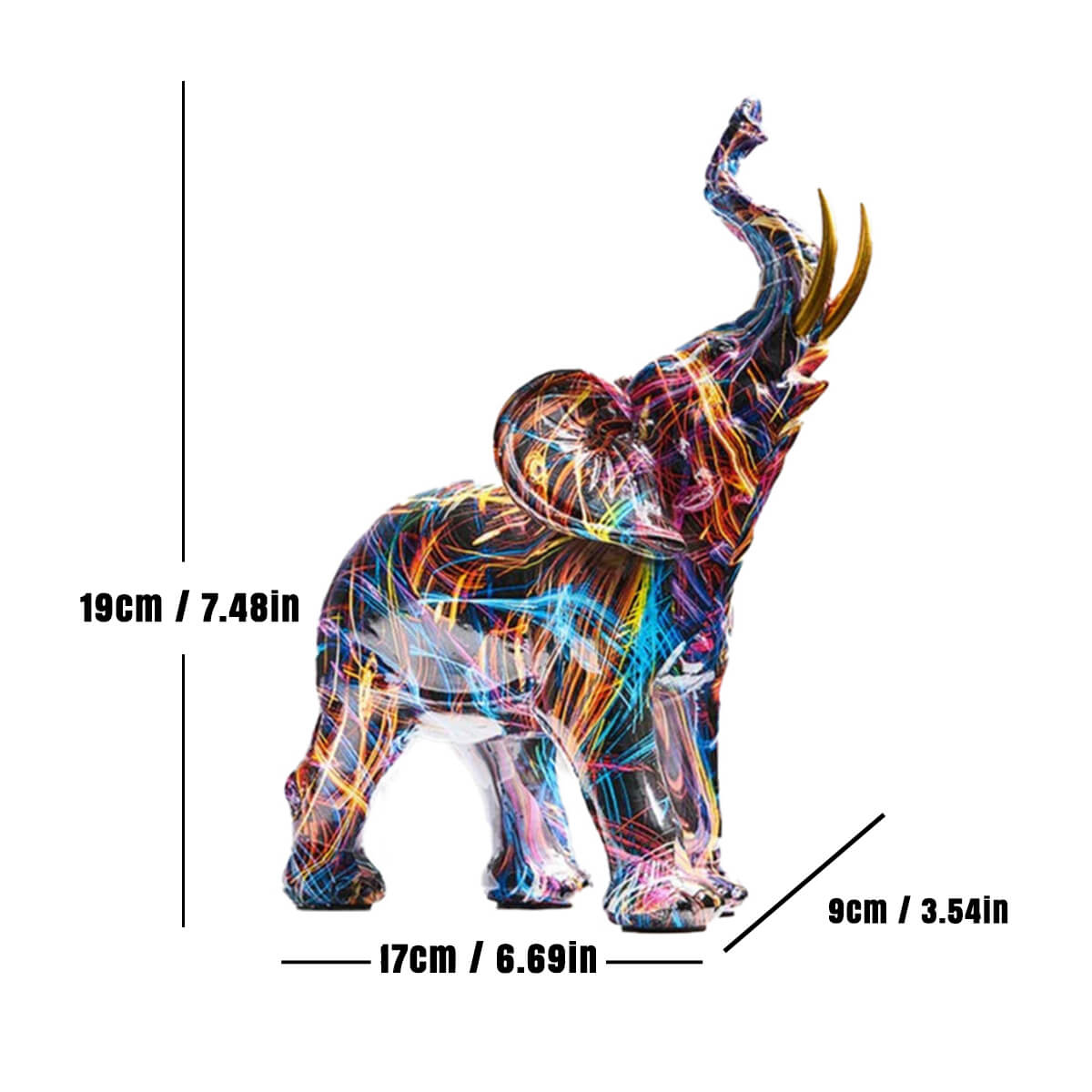 GraffiPhant – Kreative Graffiti-Elefantenfigur