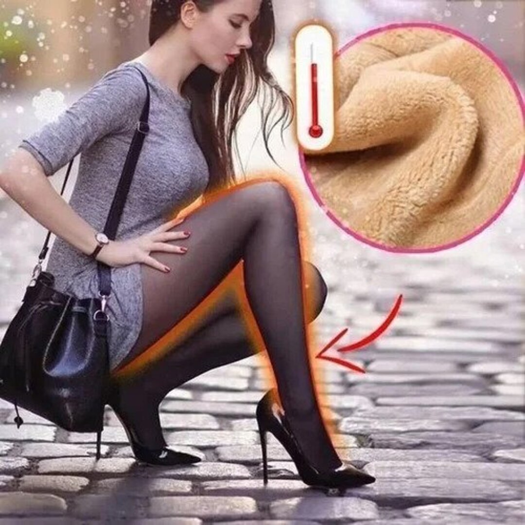Warme superstretch pluche panty | 1+1 GRATIS