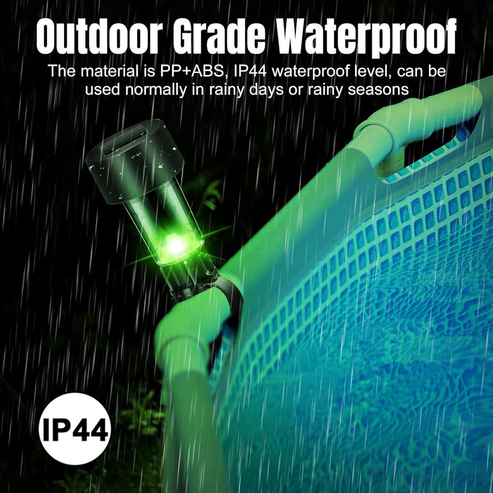 SolarSplash – 6er Set Solar-Poollichter für Aufstellpools