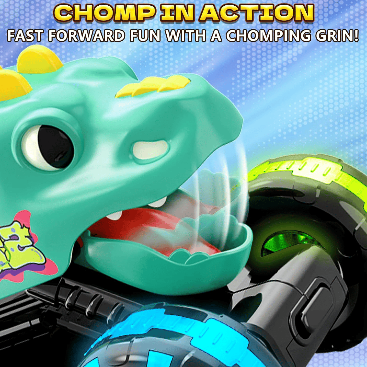 DinoDrive – Press & Go Dino Truck Spielzeug für Kleinkinder