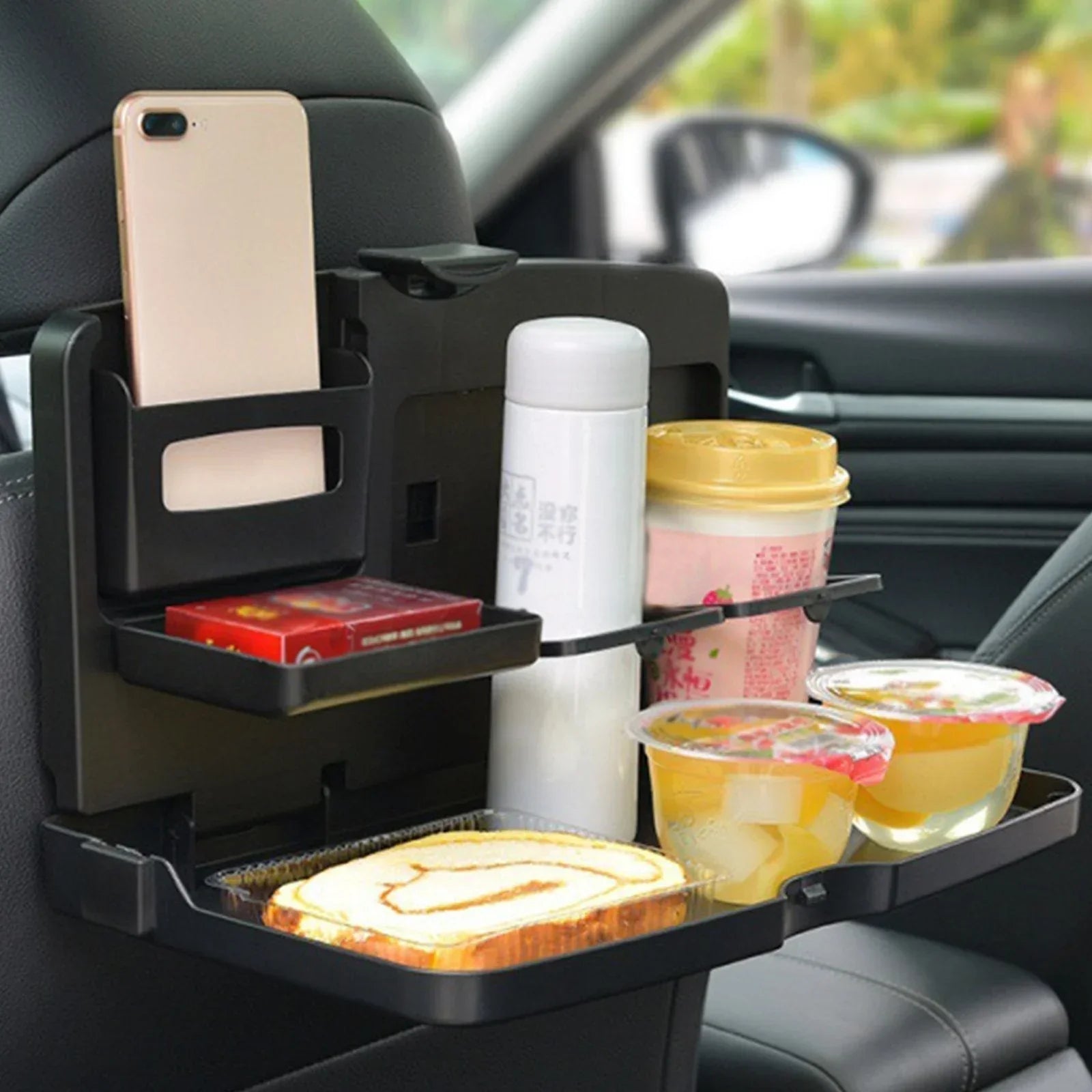 DriveMate™ – Multifunktionales Tablett für den Rücksitz im Auto