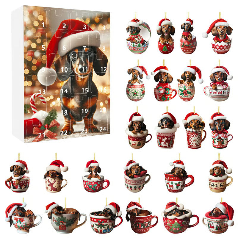 Dachsy – Weihnachts-Adventskalender für Dackel