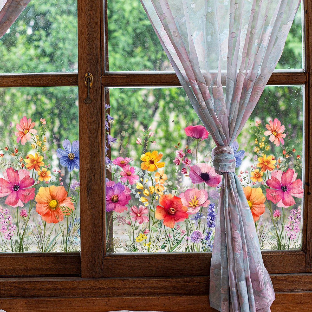 BloomView™ Farbenfroher Fensteraufkleber | 1+1 GRATIS