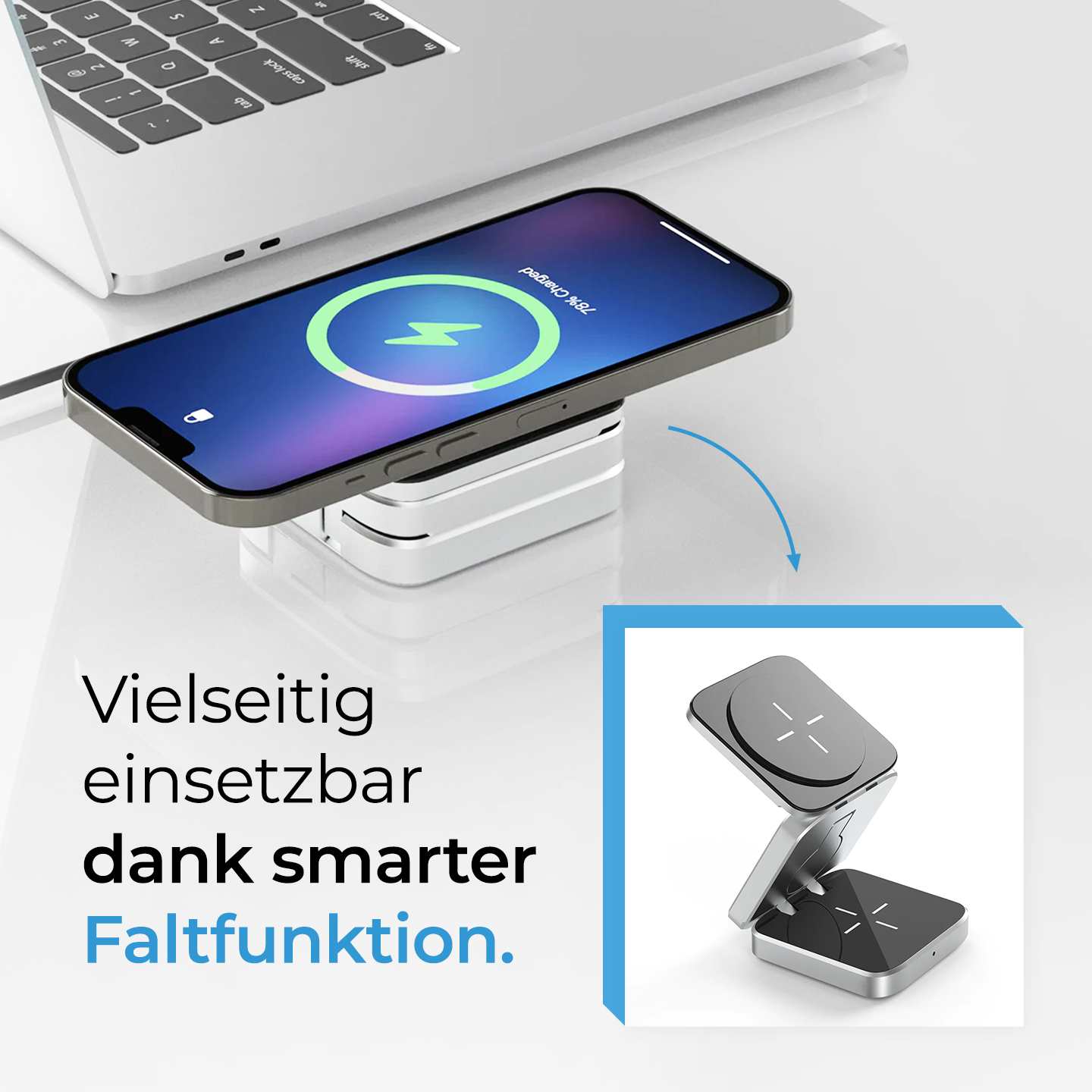 FoldPack™ Pro - 3-in-1 Ladestation | 50% Rabatt